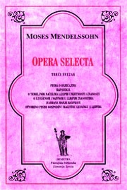 Opera selecta, sv.3 - Metafizika i etika Moses Mendelssohn Demetra