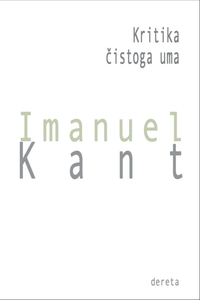 Kritika čistoga uma Immanuel Kant Dereta