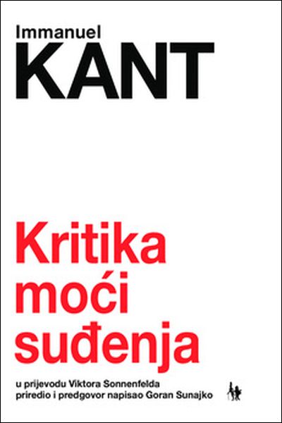 Kritika moći suđenja Immanuel Kant Jesenski i Turk