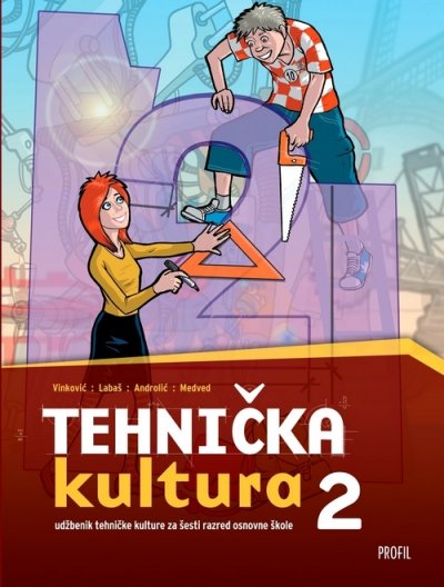 Tehnička kultura 2, udžbenik Marijan Vinković, Stjepan Androlić, Željko Medved, Dragutin Labaš Profil International