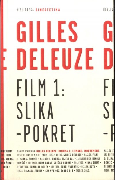 Film 1: Slika - pokret Gilles Deleuze Bijeli Val