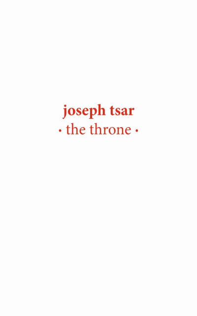 The Throne - Crown Lost Joseph Tsar Vlastita naklada