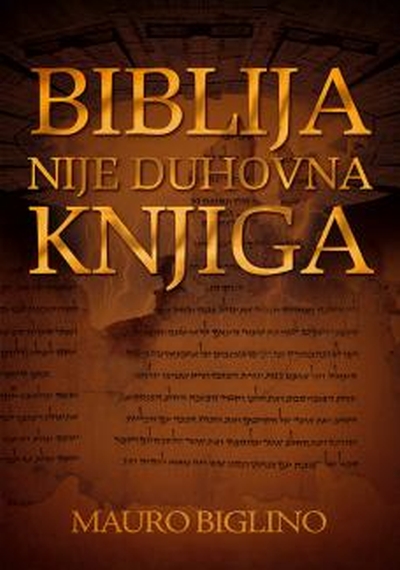 Biblija nije sveta knjiga Mauro Biglino TELE disk